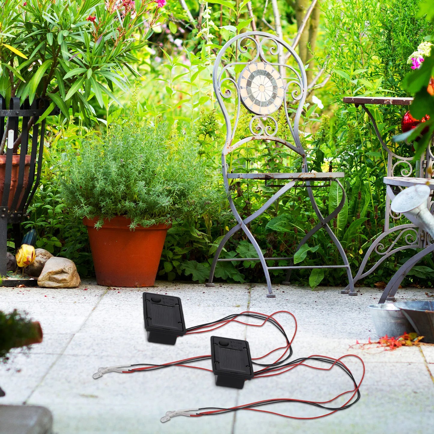 Solar Light Boxes Replacement LED Bulbs Easy Install Auto Off