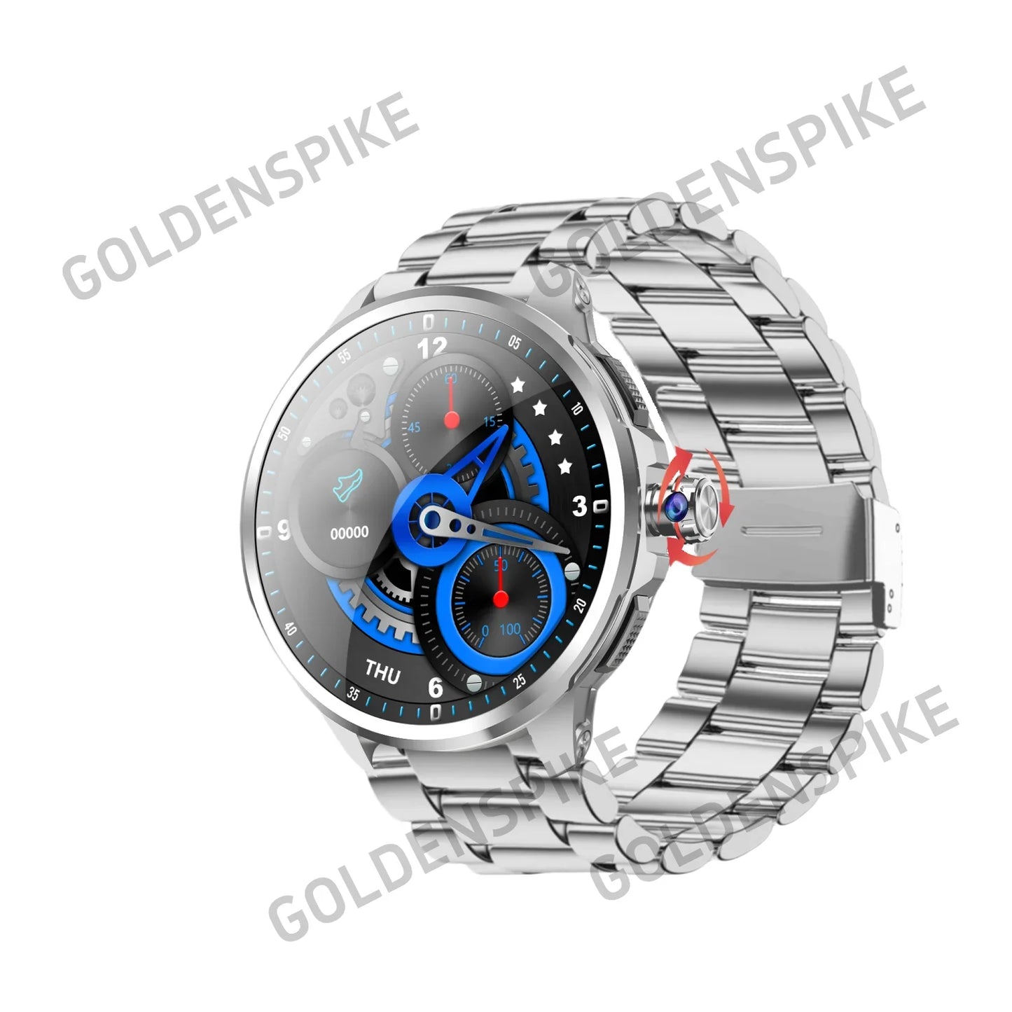 Goldenspike H99 4G Android Smartwatch 32GB+256GB HD Camera GPS