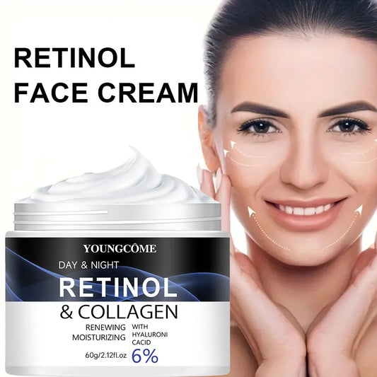 Retinol Face Cream Anti-wrinkle Moisturizing Brightening Hydrating Smooth Wrinkles Firming Facial Face Brighten Skin Skin Care Peaceful Pleasures Health and Wellness