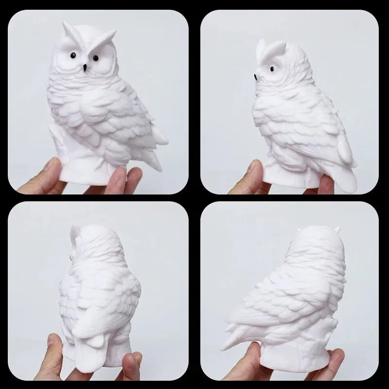 Cartoon Owl LED Night Light | Bedside Ambient Desk Decor