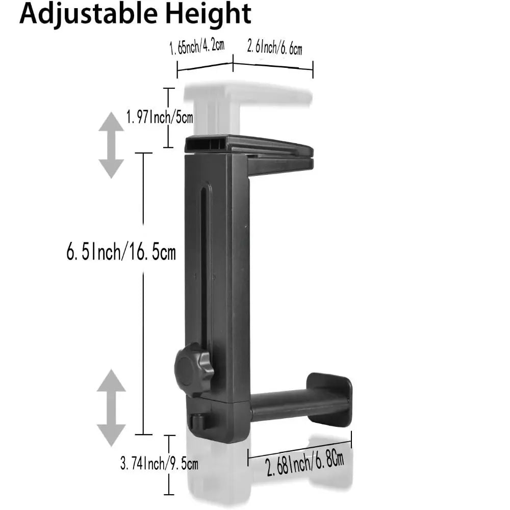 Adjustable Headphone Holder Rotatable No-Drill Gaming Headset Rack Support Universal Headphone Organizers Household Peaceful Pleasures Health and Wellness
