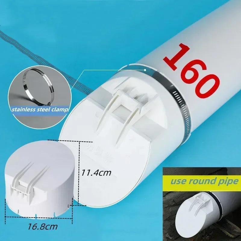 50–160mm Anti-Odor Drain Pipe Floor Drain Cap & Plug Cover