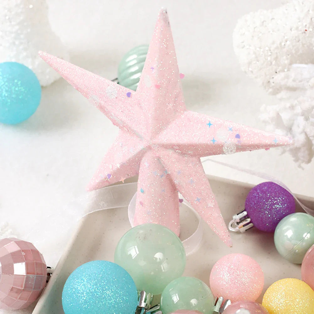 40-Piece Macaron Christmas Ball Ornaments | Pastel Tree Decor