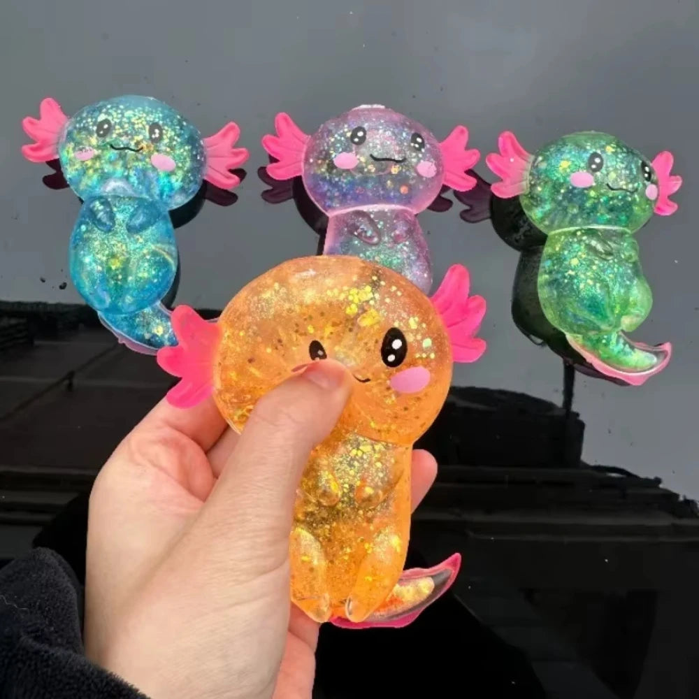 Salamander Squishy Fidget Toy | Stretchy Slow-Rise Squeeze Fun