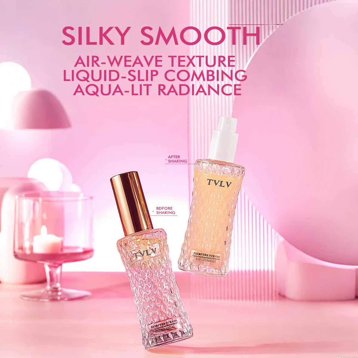 Fragrance Hair Oil Spray – Anti-Frizz, Heat Protection & Moisture