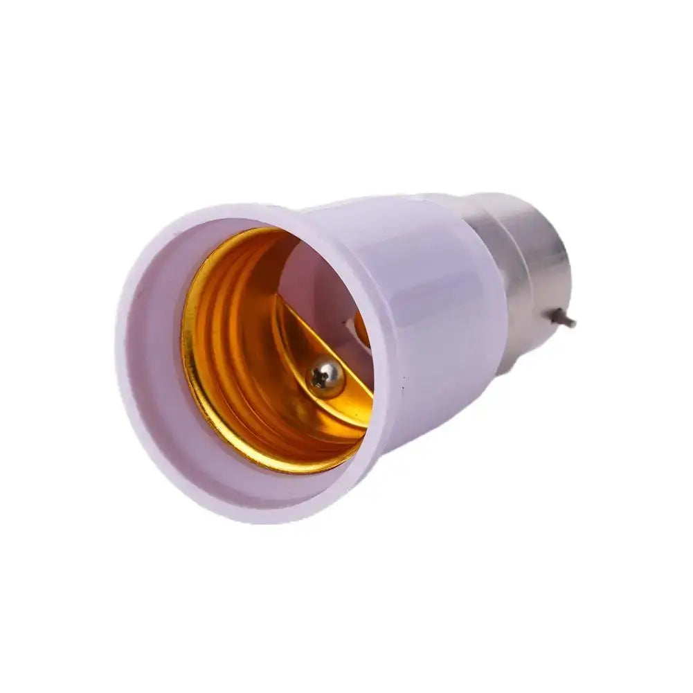 B22 to E27 Lamp Holder Converter Adapter for Light Socket Peaceful Pleasures Health and Wellness