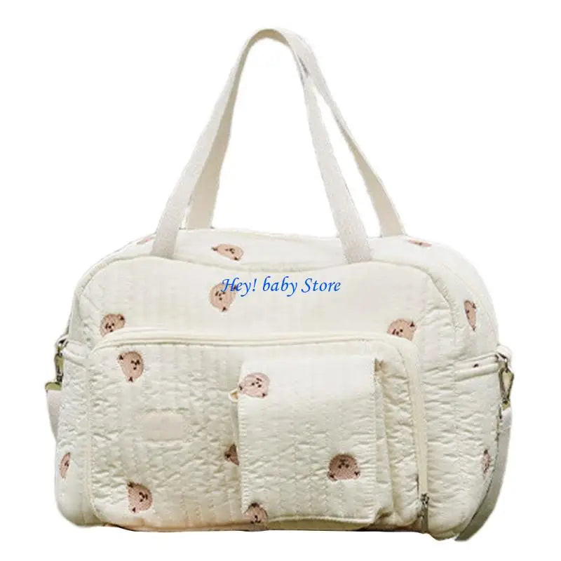 Embroidery Maternity Diaper Bag | Shoulder, Tote & Crossbody