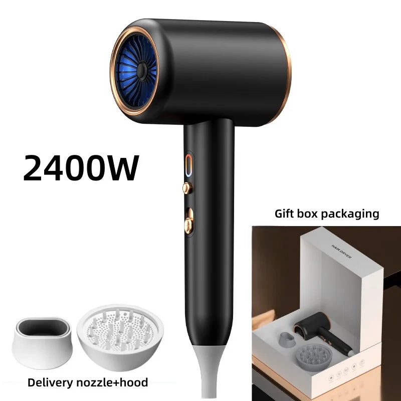 2025 High-Speed Electric Turbine Airflow, Low Noise, Constant Temperature, And Fast Drying Household Hair Salon Hair Dryer Peaceful Pleasures Health and Wellness