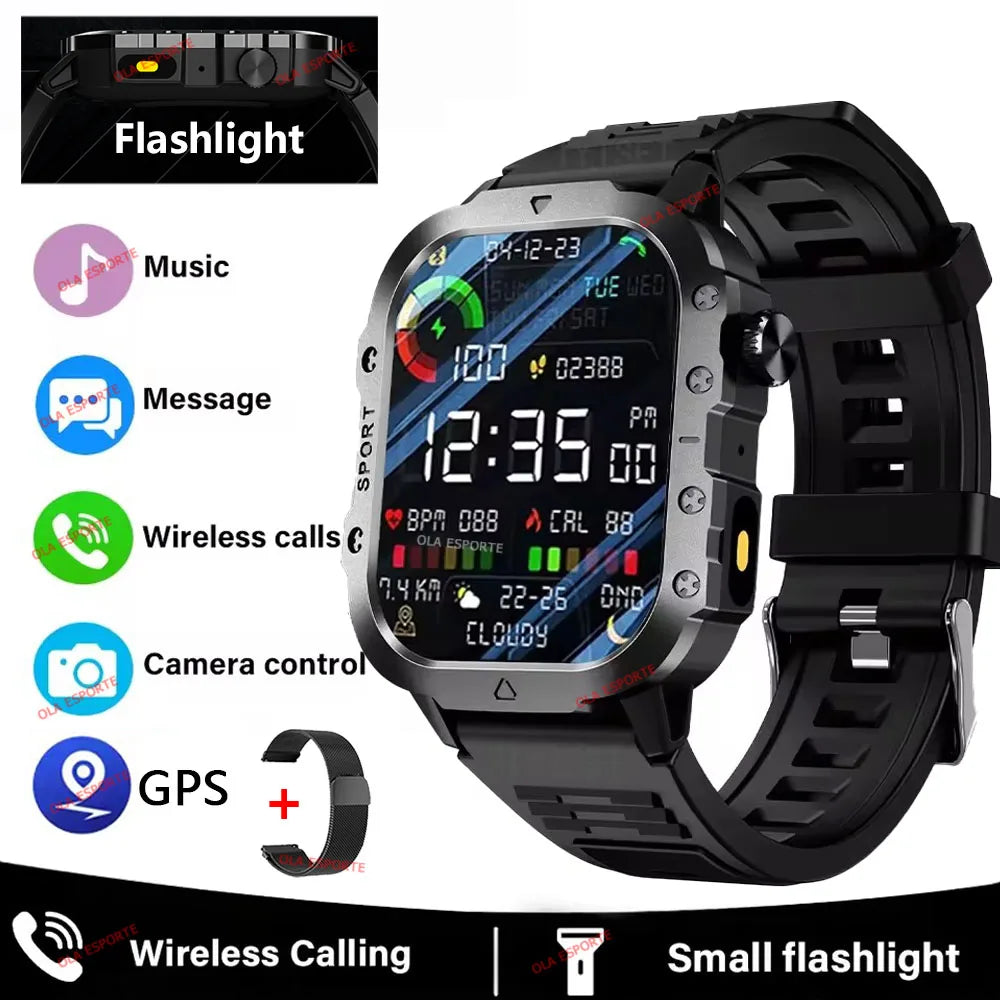 Ola Esporte GPS Smartwatch – ECG, Heart Rate & Bluetooth Call