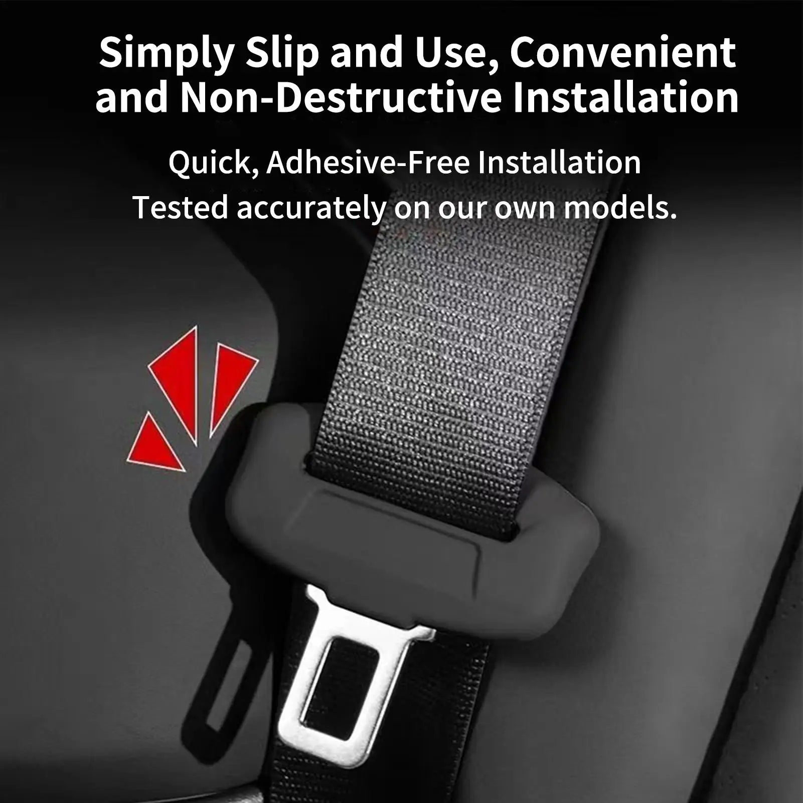Universal Silicone Car Seat Belt Cover Car Seat Decoration Anti-Scratch Anti Against Car Seatbelt Buckle Protective Case Peaceful Pleasures Health and Wellness