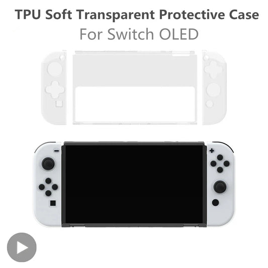 Nintendo Switch OLED Joy-Con Replacement Shell Case | AyeBeau Controller Replacement Shell Oasis Select