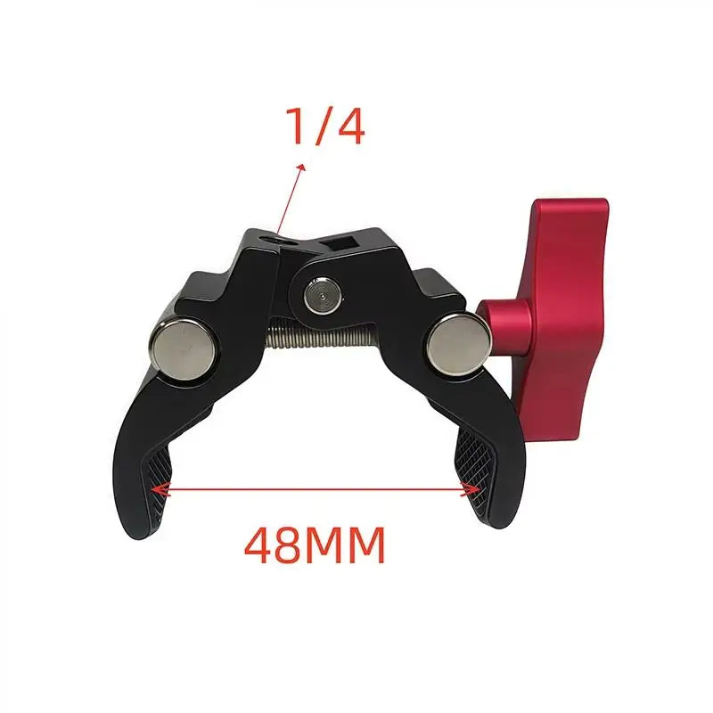 Metal Super Clamp & Double Ball Head Magic Arm Camera Mount