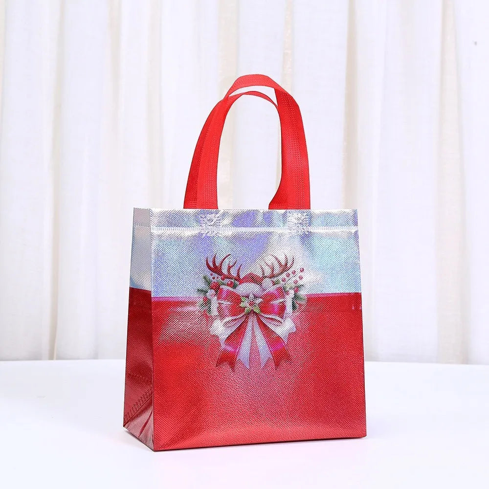 Christmas Non-Woven Tote Bag | Kids Gift & Reusable Storage