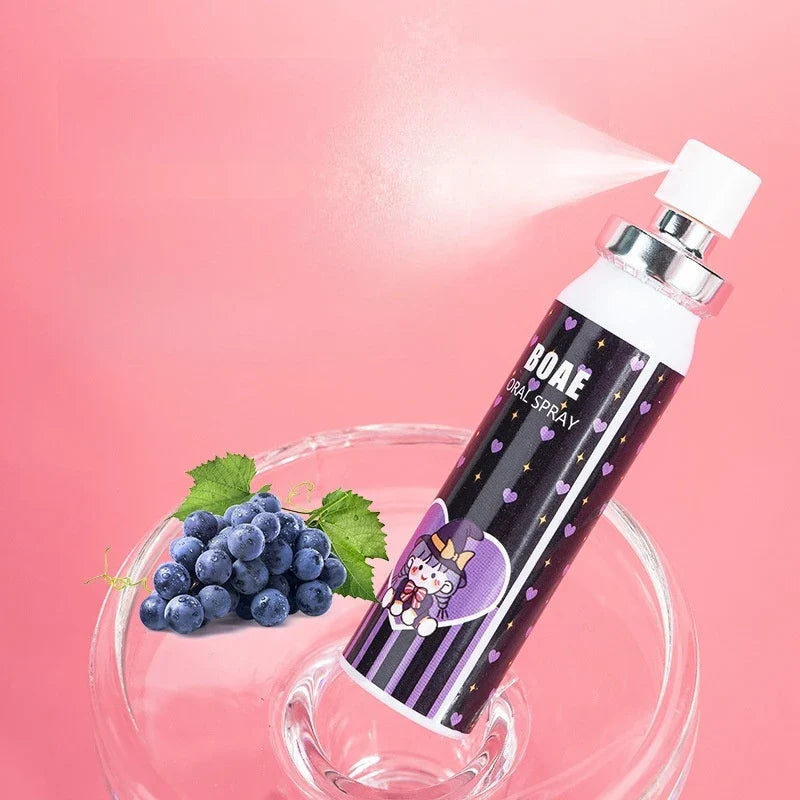 2-Pack Grape Oral Breath Freshener Spray 17ml | Travel Size