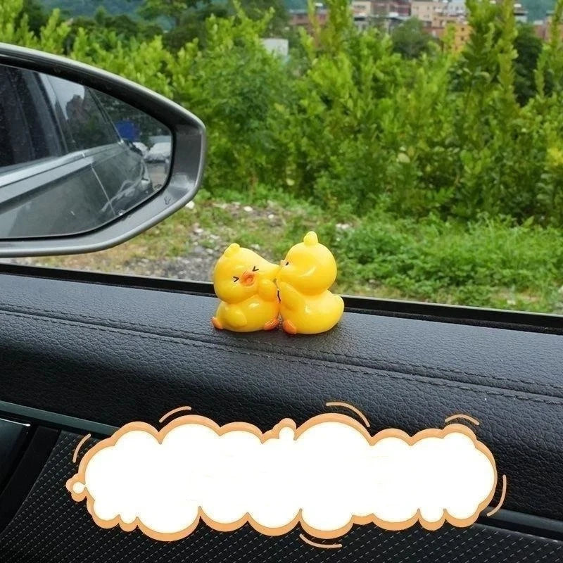 Cute Kissing Animal Resin Figurines | Car & Desk Decor 2pc
