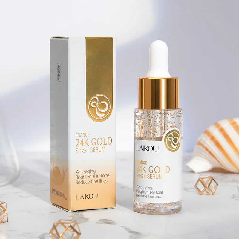 100ml 24K Gold Face Serum – Hyaluronic Acid & Pore Minimizer