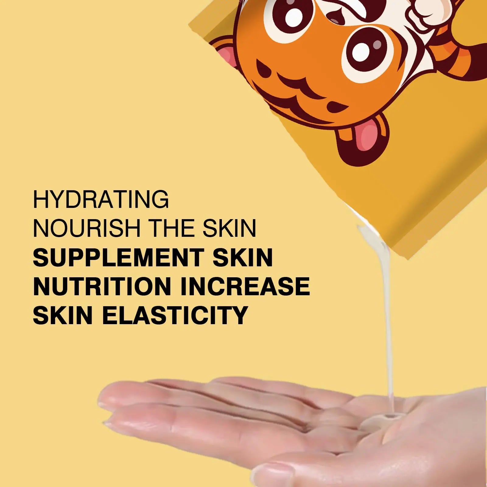 Animal Character Kids & Teens Collagen Sheet Spa Masks – Hydrating Moisturizing Face Mask Gift Set | CPNP Certified | 5 Pack Peaceful Pleasures Health and Wellness