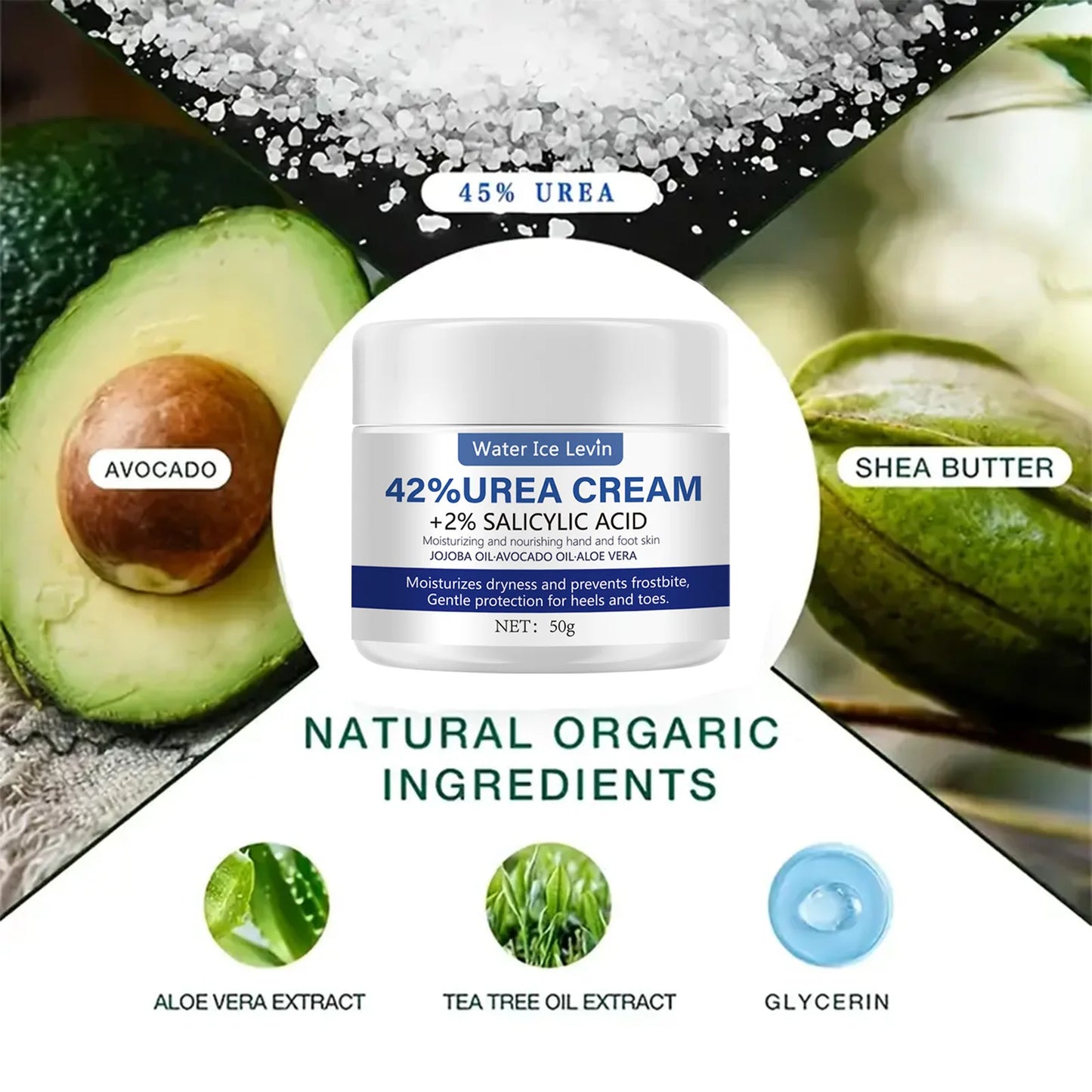 42% Urea Foot Cream with Aloe Vera | Deep Moisturizing 50g