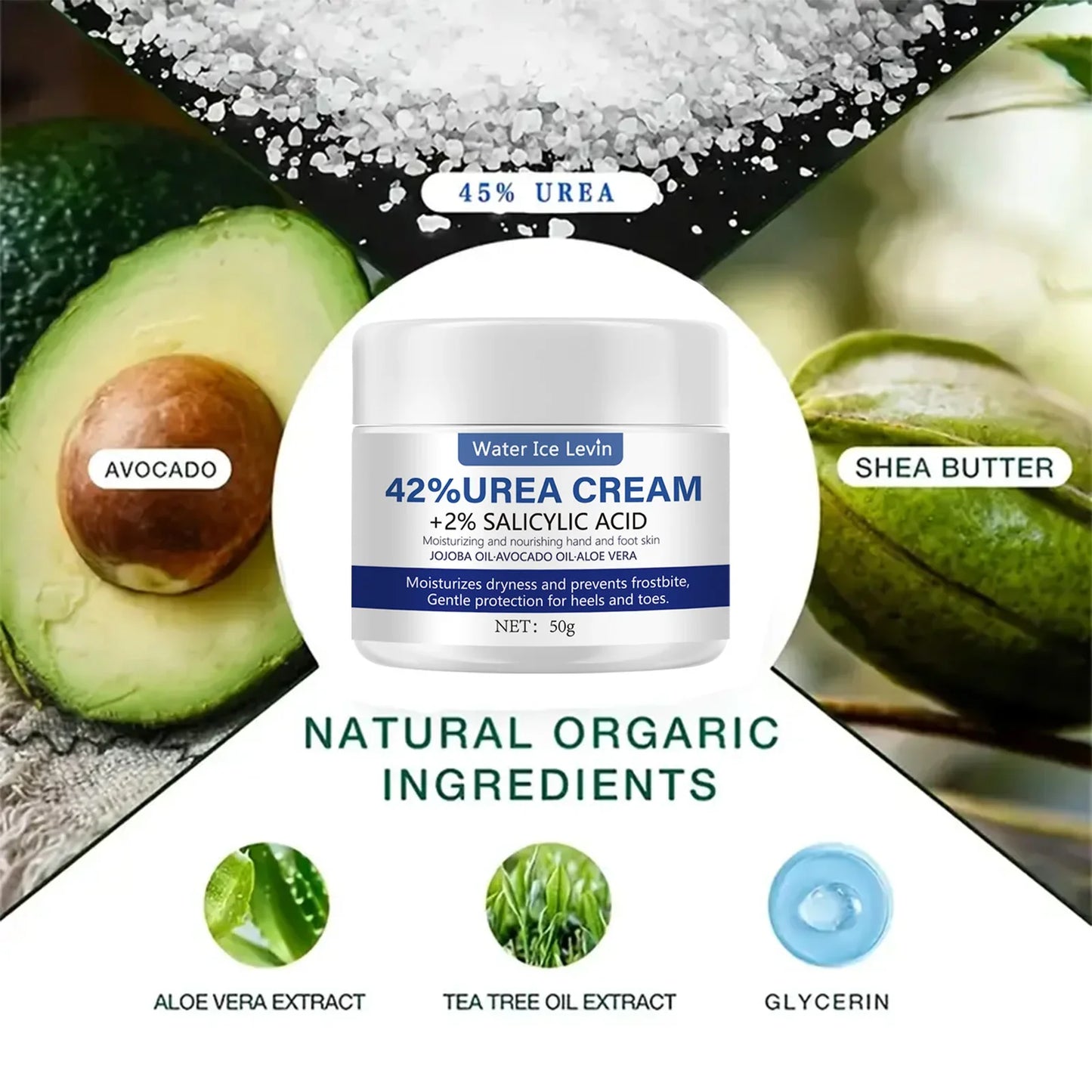 42% Urea Foot Cream with Aloe Vera – Deep Moisturizing 50g