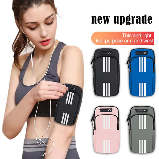Sports Bag For Mobile Phone Armband For Jogging Cell Phone Accessories Woman mp3/mp4 Bags PU Hand Bag For Running Waterproof Peaceful Pleasures Health and Wellness