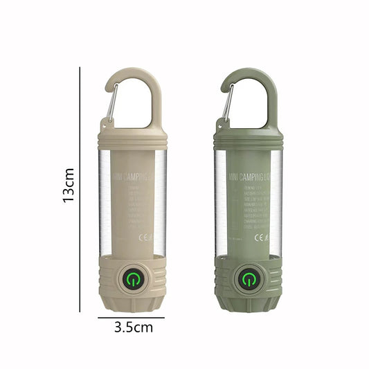Portable Multi-Mode Camping Flashlight with Hook | 6 Modes Camping Flashlight Peaceful Pleasures Health and Wellness
