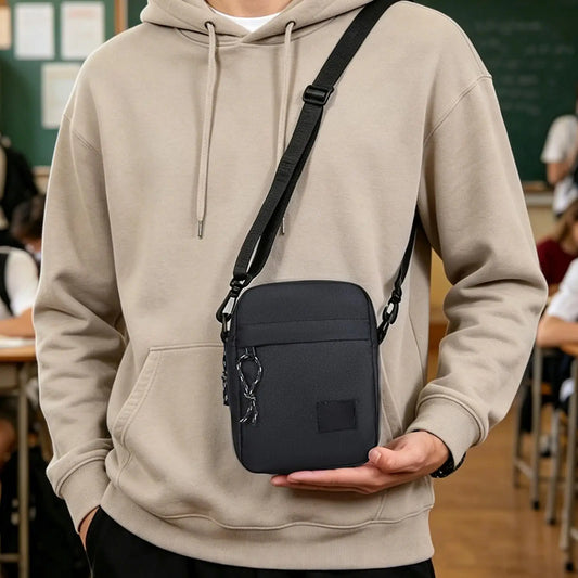 Men's Compact Shoulder Sling Bag | Travel, Gym & Daily Use Shoulder Sling Bag Peaceful Pleasures Health and Wellness