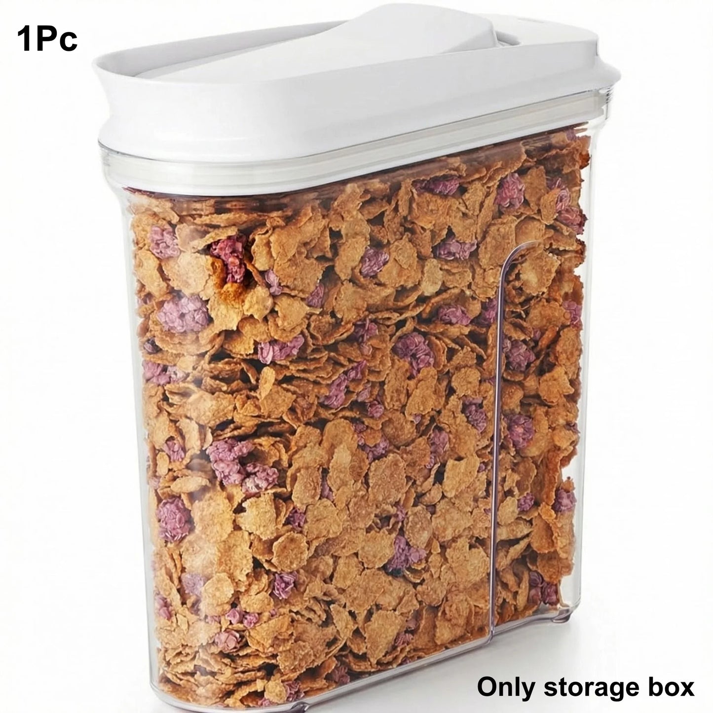 Airtight Food Storage Containers – Clear Plastic Pantry Organizers