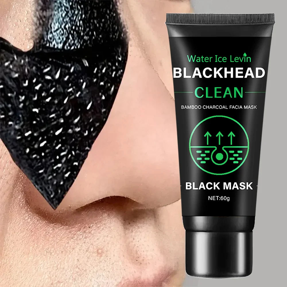 Bamboo Charcoal Peel-Off Face Mask 60g – Deep Cleansing Black Mask