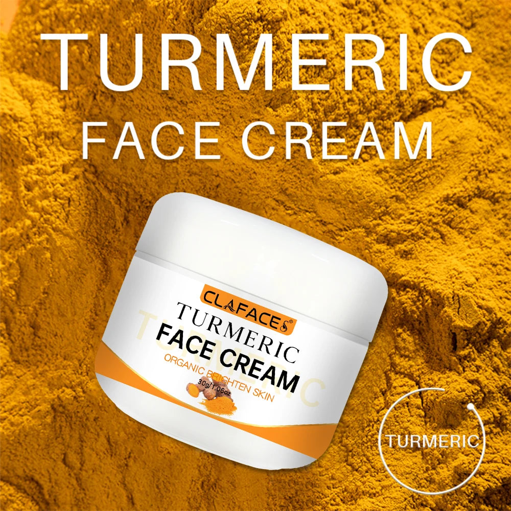 Turmeric Whitening Face Cream Reduce Wrinkle Lighten Fine Lines Makes Skin Look More Youthful Birghten Moisturize Facial Care Peaceful Pleasures Health and Wellness