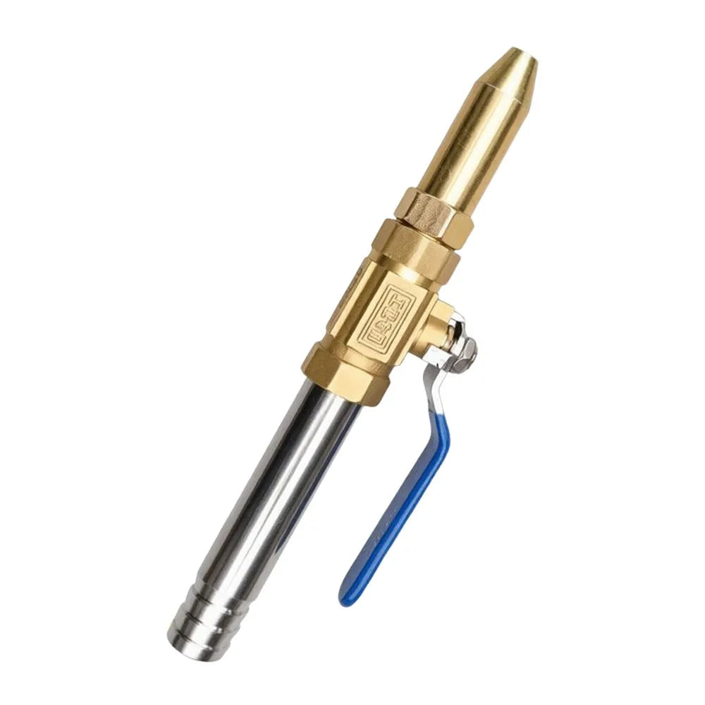 4-Point Copper High Pressure Spray Nozzle | Ball Valve Switch