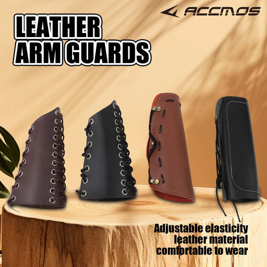 ACCMOS Traditional Arm Guards Archery Guard Bracer Protection Outdoor Peaceful Pleasures Health and Wellness