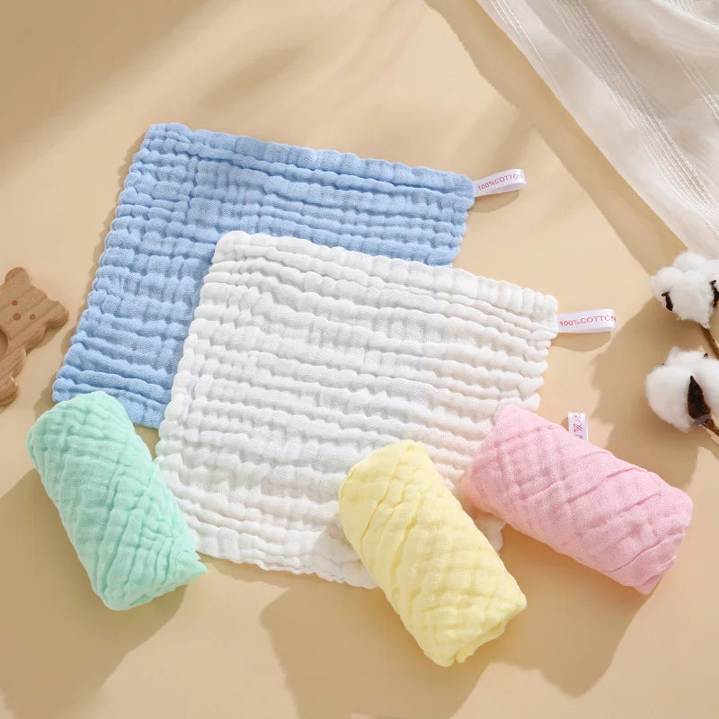 Soft Muslin Baby Washcloths – Gentle Newborn Face Towels