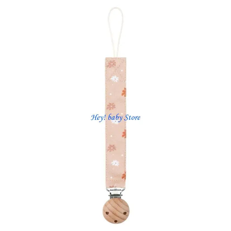 Flower Teether Pacifier Clip Chain for Baby Boys & Girls