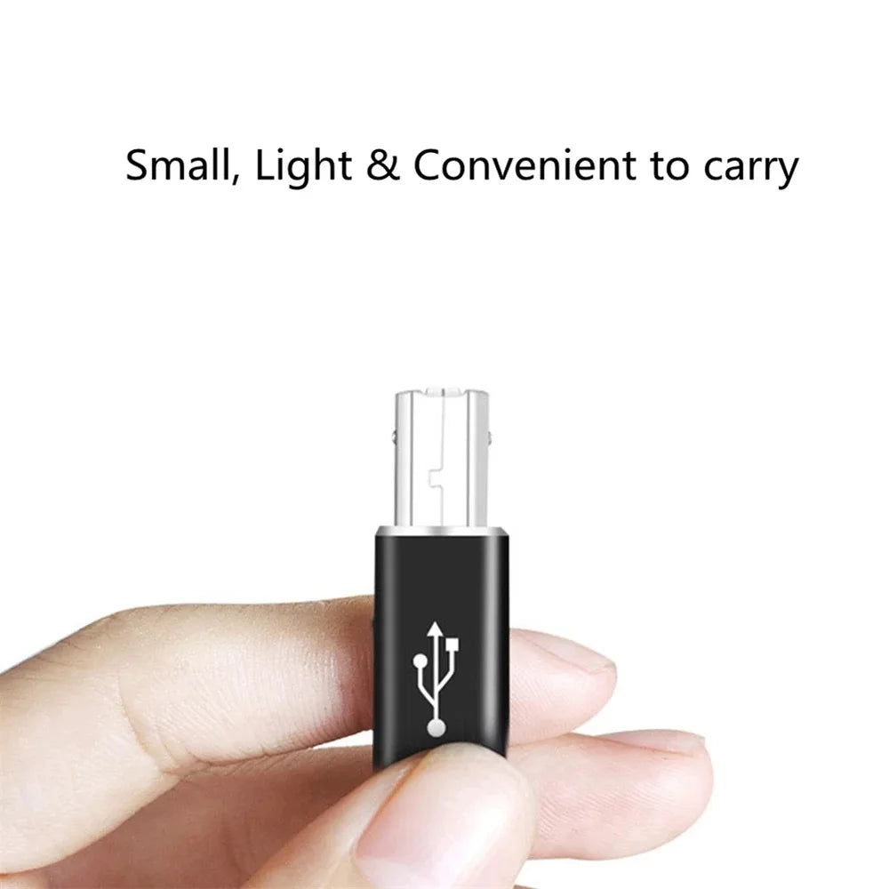 USB-B to USB-C Adapter – Printer, Scanner & MIDI Keyboard Peaceful Pleasures Health and Wellness