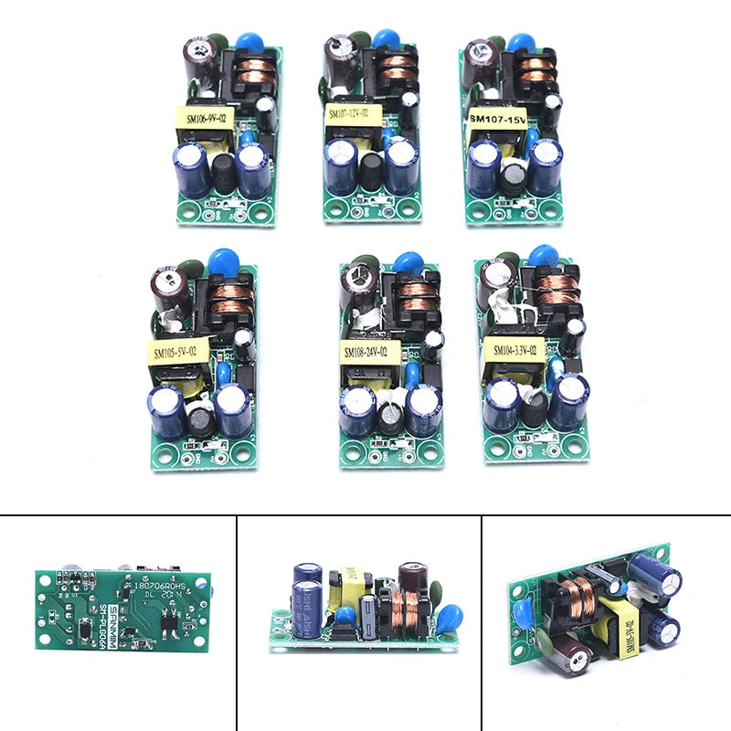 New AC-DC 3V 5V 9V 12V 15V 24V Isolated Switching Power Supply Module Board P06A Peaceful Pleasures Health and Wellness