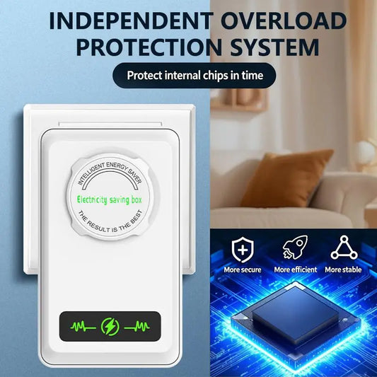 US/EU Plug Adapter 90V-250V For Office Kitchen Power Saver Portable Electricity US Energy Saver Smart Saving Box Safe Household Peaceful Pleasures Health and Wellness