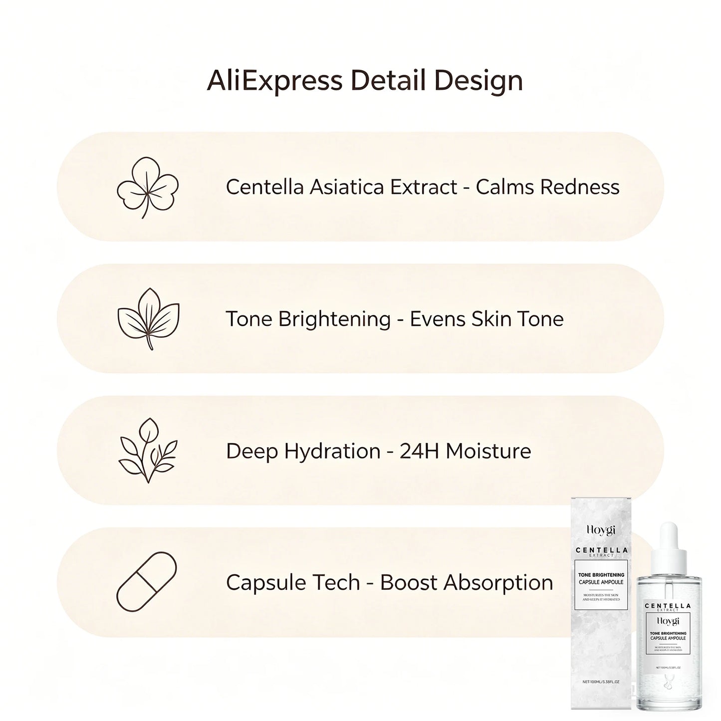 Centella Asiatica Serum Reduces Redness Restores Skin Barrier Calming & Hydrating Facial Serum for Glowing Skin Daily Care Peaceful Pleasures Health and Wellness