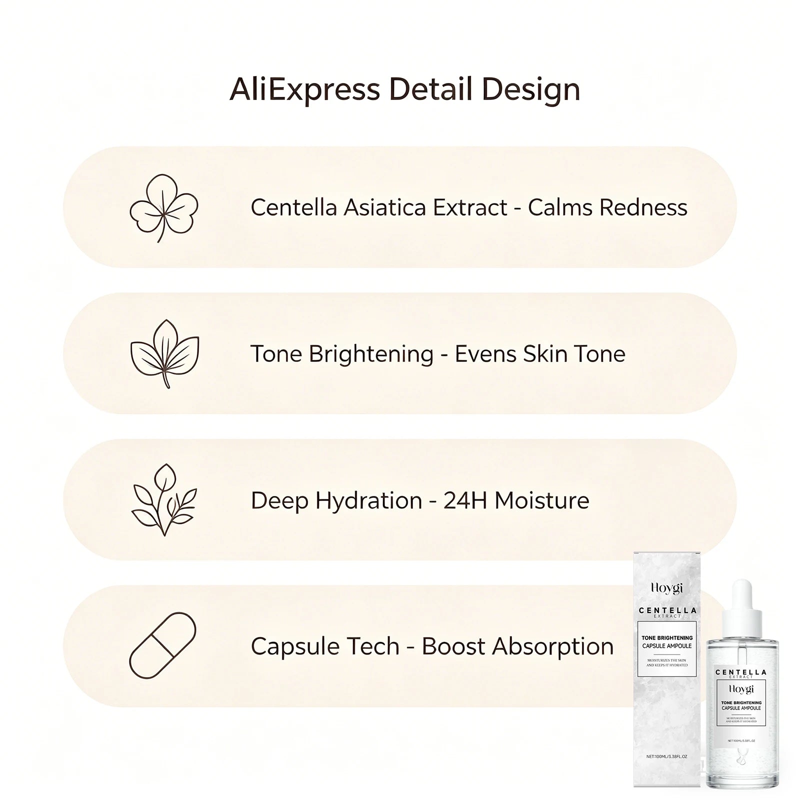 Centella Asiatica Serum Reduces Redness Restores Skin Barrier Calming & Hydrating Facial Serum for Glowing Skin Daily Care Peaceful Pleasures Health and Wellness