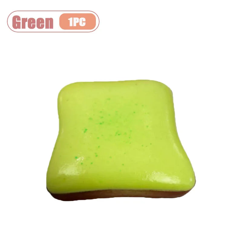 Squishy Cream Toast Slow Rising Fidget Toy | Stress Relief