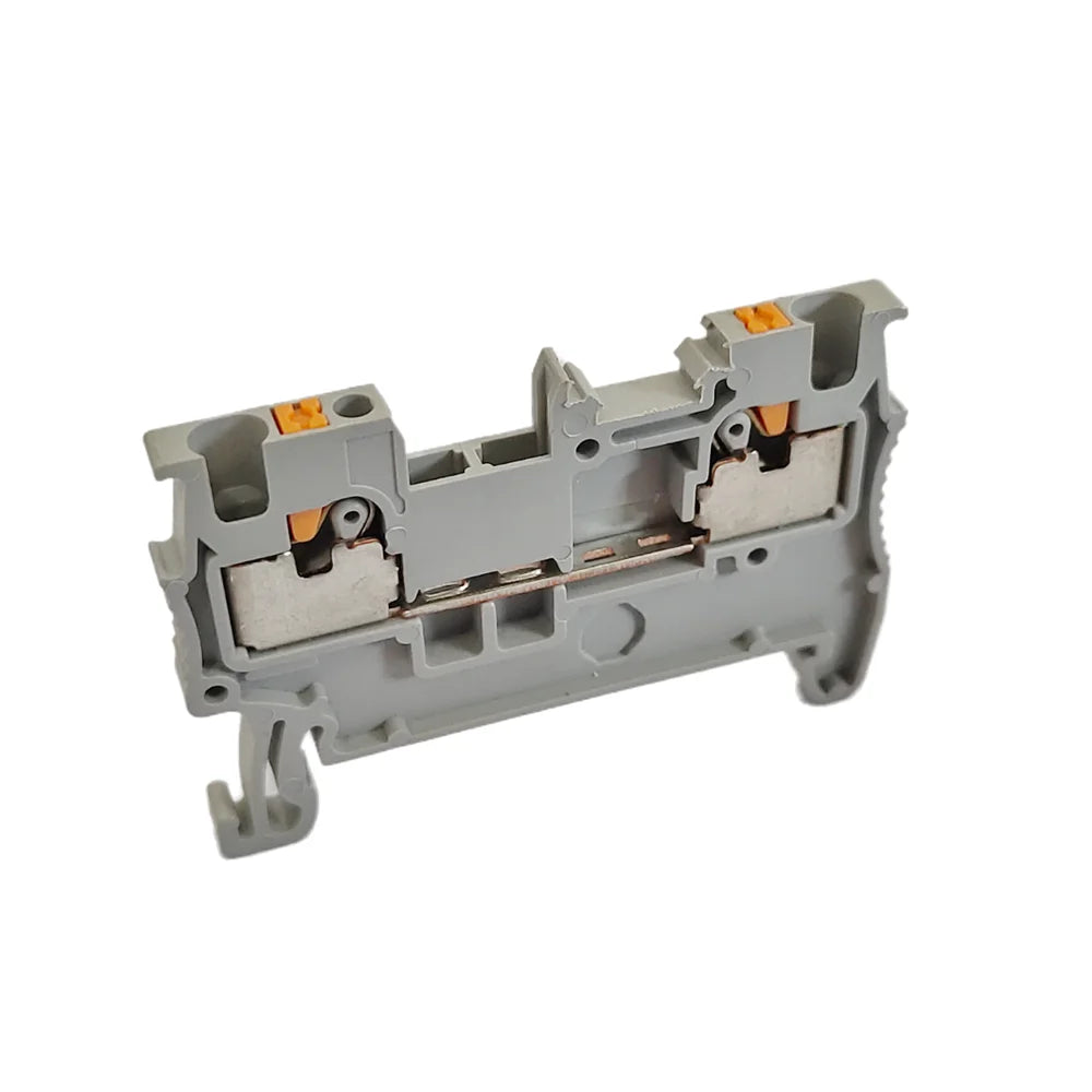 10/50/100PCS Din Rail Terminal Block PT-1.5 Electrical Wire Spring Connection Push In Wiring Conductor Terminal Connector PT1.5 Peaceful Pleasures Health and Wellness