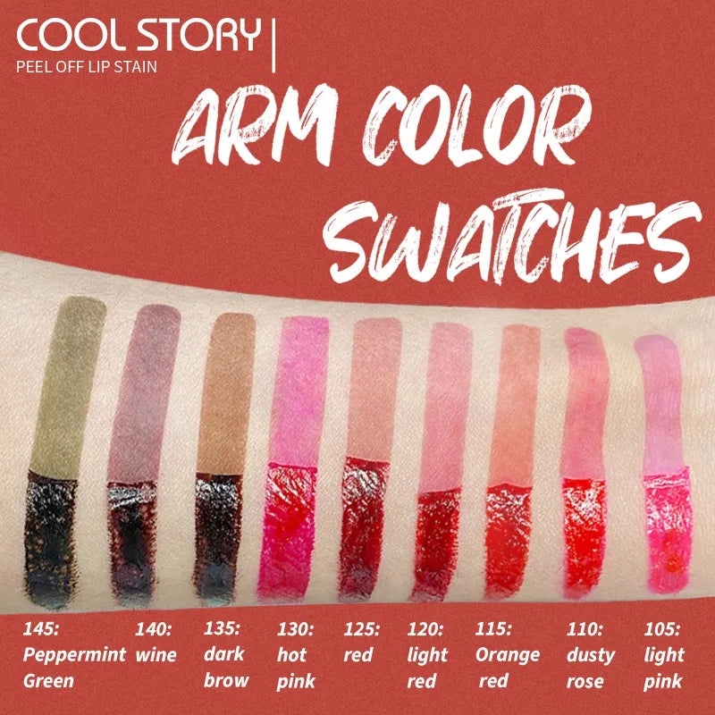 2-in-1 Matte Peel-Off Lip Stain & Liner | Long-Lasting Color