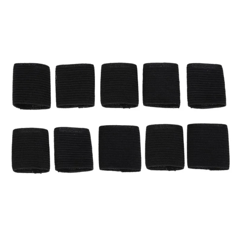 10-Pack Elastic Finger Protector Sleeves | Basketball Volleyball Finger Protector Sleeves Peaceful Pleasures Health and Wellness