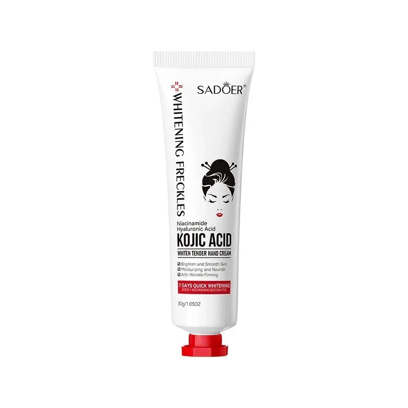 SADOER Kojic Acid Hand Cream – Brightening, Moisturizing & Nourishing 30g Peaceful Pleasures Health and Wellness