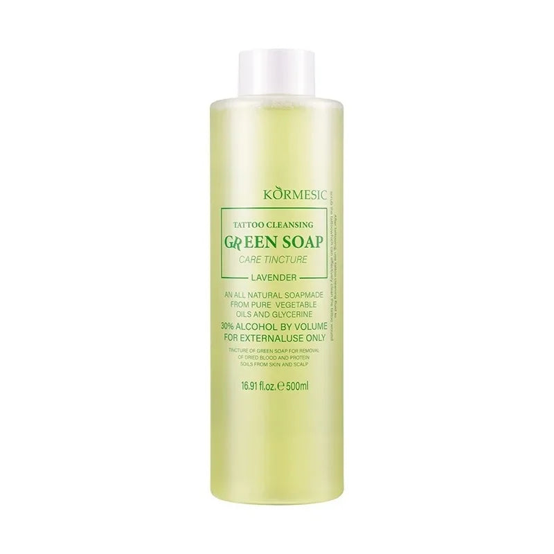 Tattoo Green Soap Cleansing Solution 500ml | Healing Care