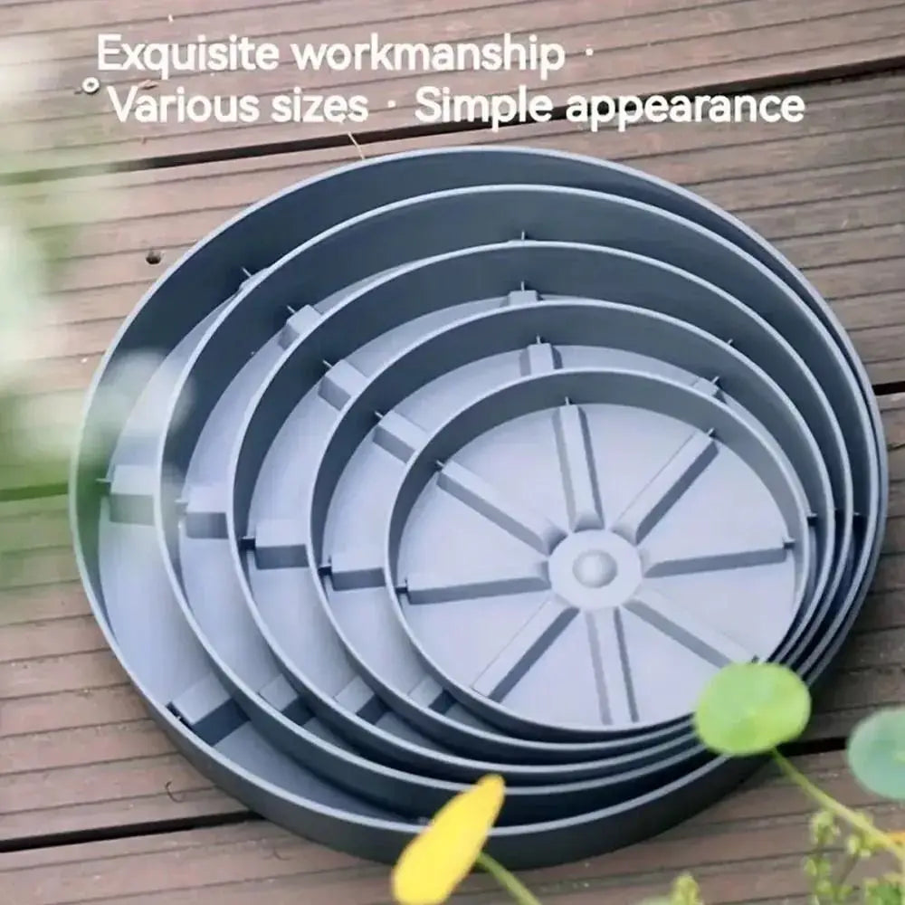 Breathable Plastic Flowerpot Tray | Anti-Rot Plant Pot Stand