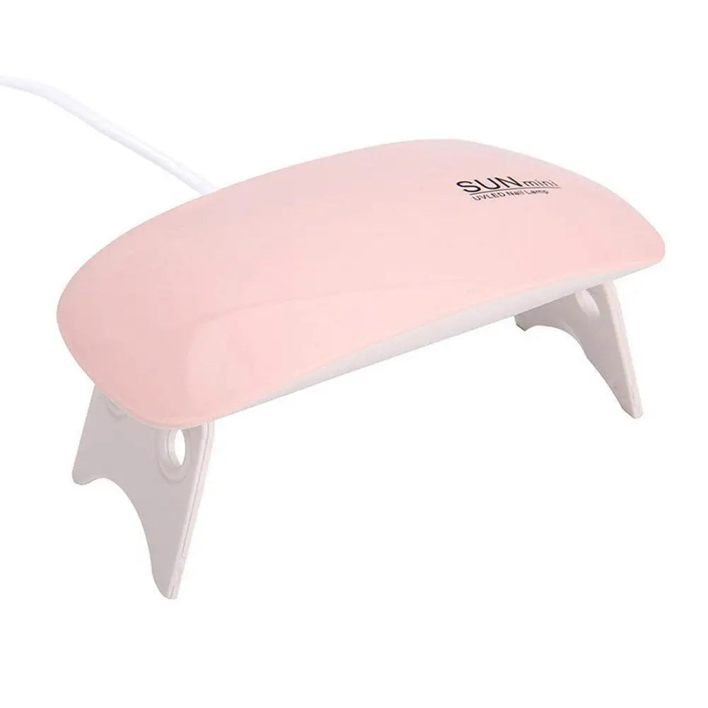 Mini UV/LED Nail Lamp – 6W USB Portable Gel Polish Curing Light Peaceful Pleasures Health and Wellness pink