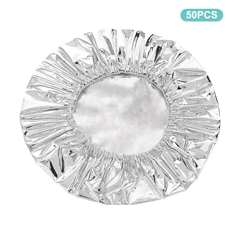 Reusable Aluminum Foil Food Covers – Heat Retention Lids 10/50Pc