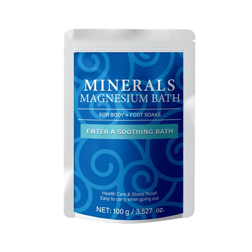 Magnesium Bath for Deeper Relaxation & Comfort, Organic Bath Salts for Unisex, Soothing Mineral Soak,Relieve Fatigue,100g Peaceful Pleasures Health and Wellness 100g 100g