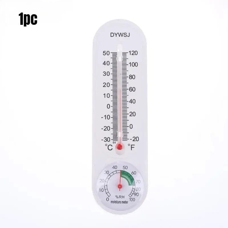 Wall-Mounted Hygrometer Thermometer Humidity Gauge for Home with Hanging Feature - Temperature &Humidity Meter for Breeding Room Peaceful Pleasures Health and Wellness 1pc