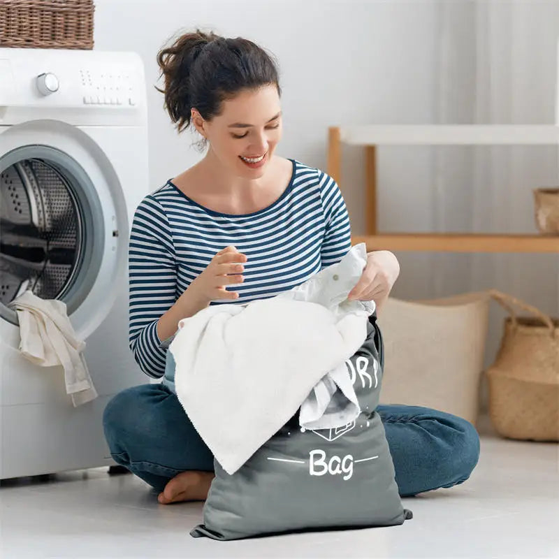 Waterproof Travel Laundry Bag with Zip | Reusable Wet Bag